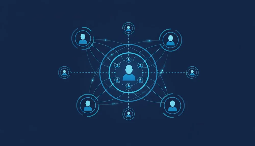 Aktif bir Telegram süper grubu, üye listesi ve konu başlıkları